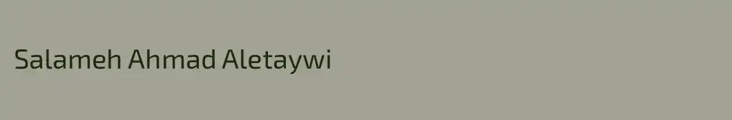 Salameh Ahmad Aletaywi